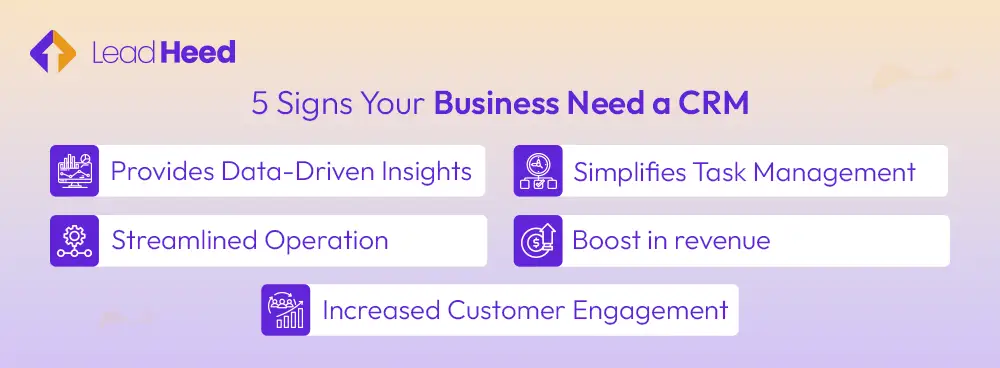 5 Signs Your Business Need a CRM