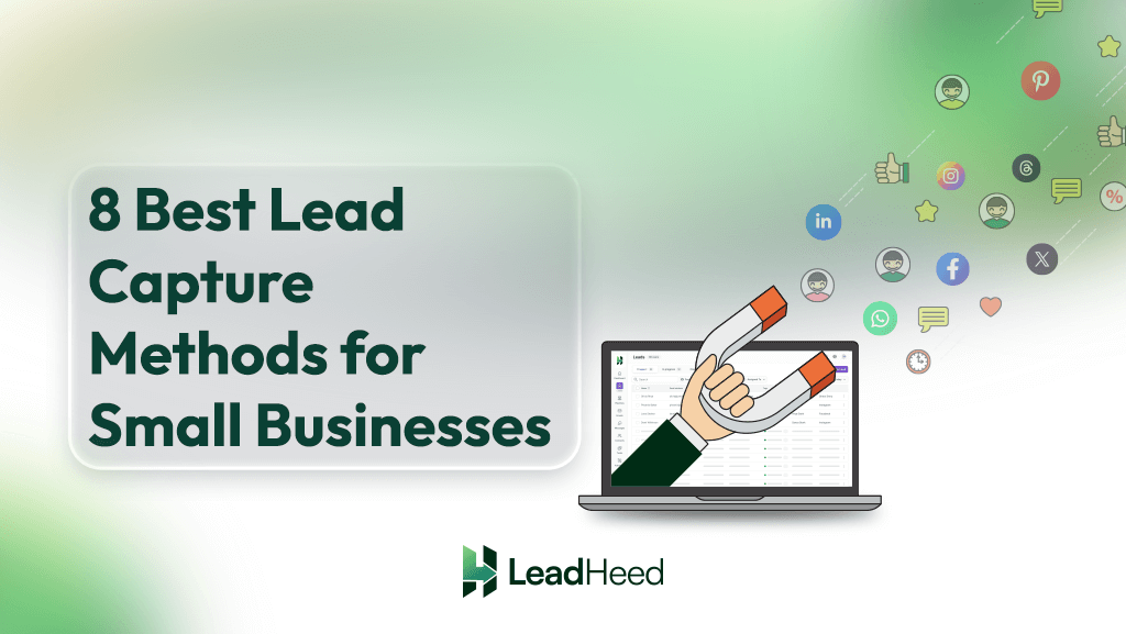 8 best lead capturing methods for small businesses