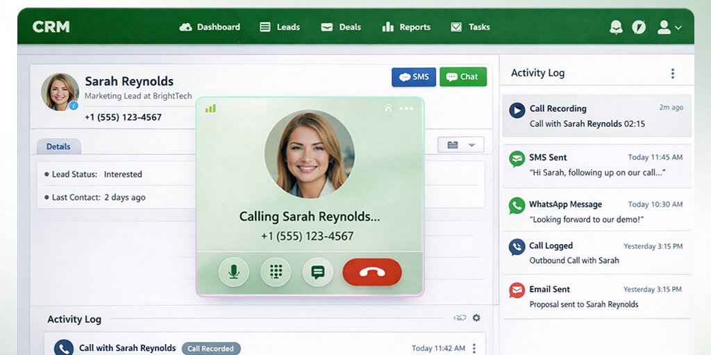 Telephony Integration (Calls & SMS)