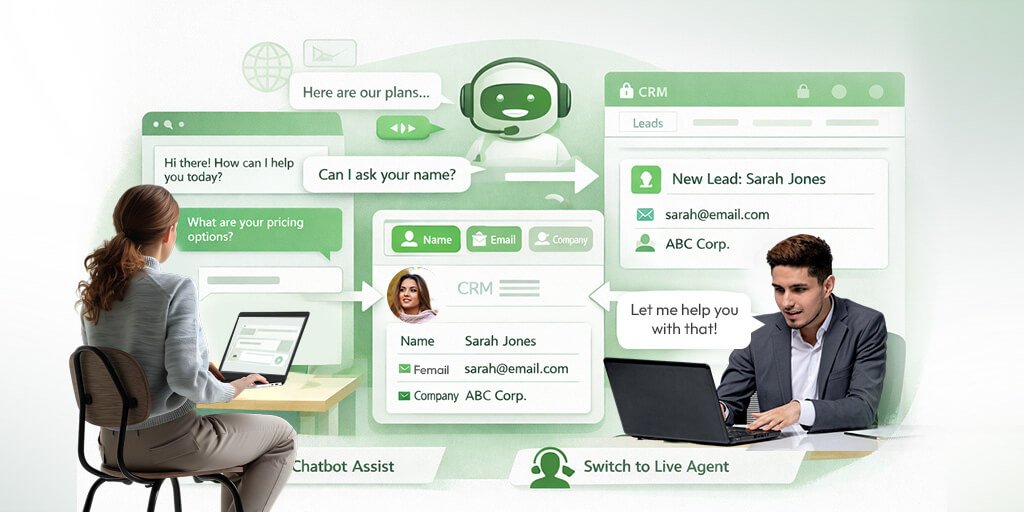 live chat and chatbots