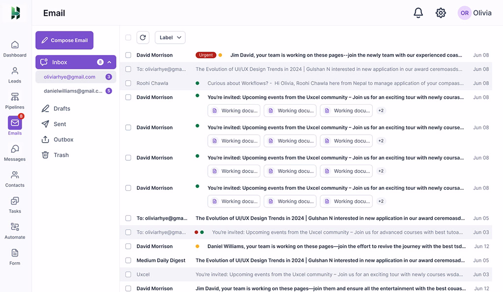 email template