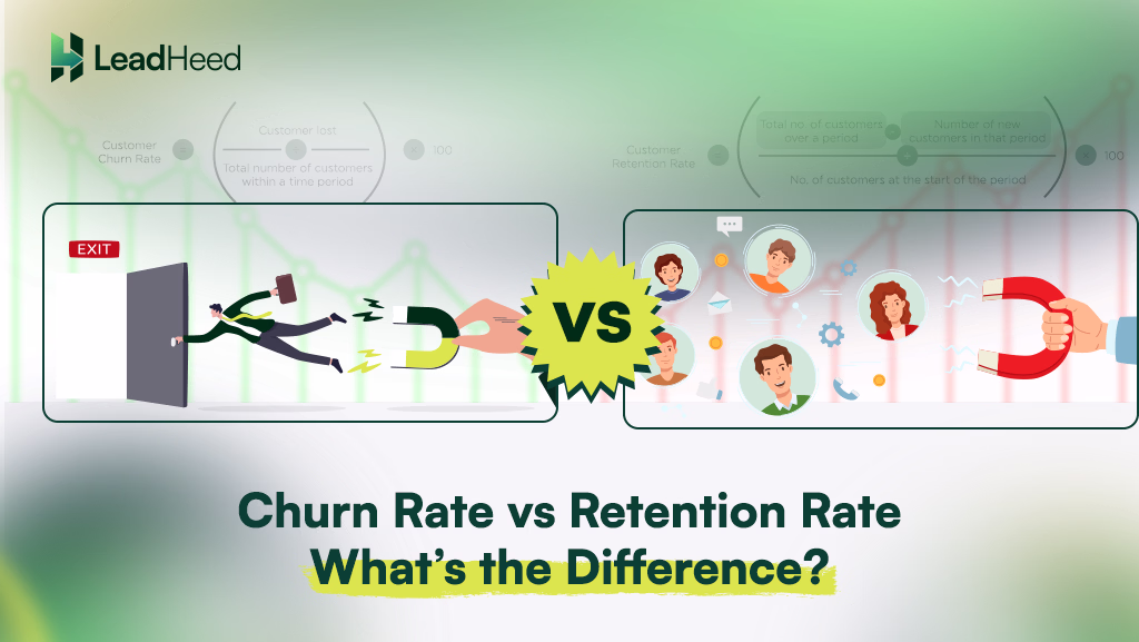 churn rate vs retention rate