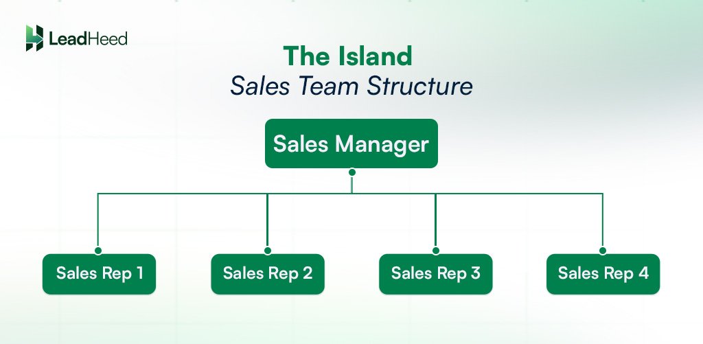 island sales team structure