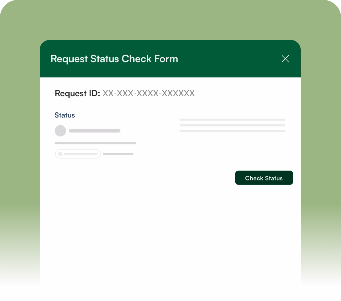 request status tracker